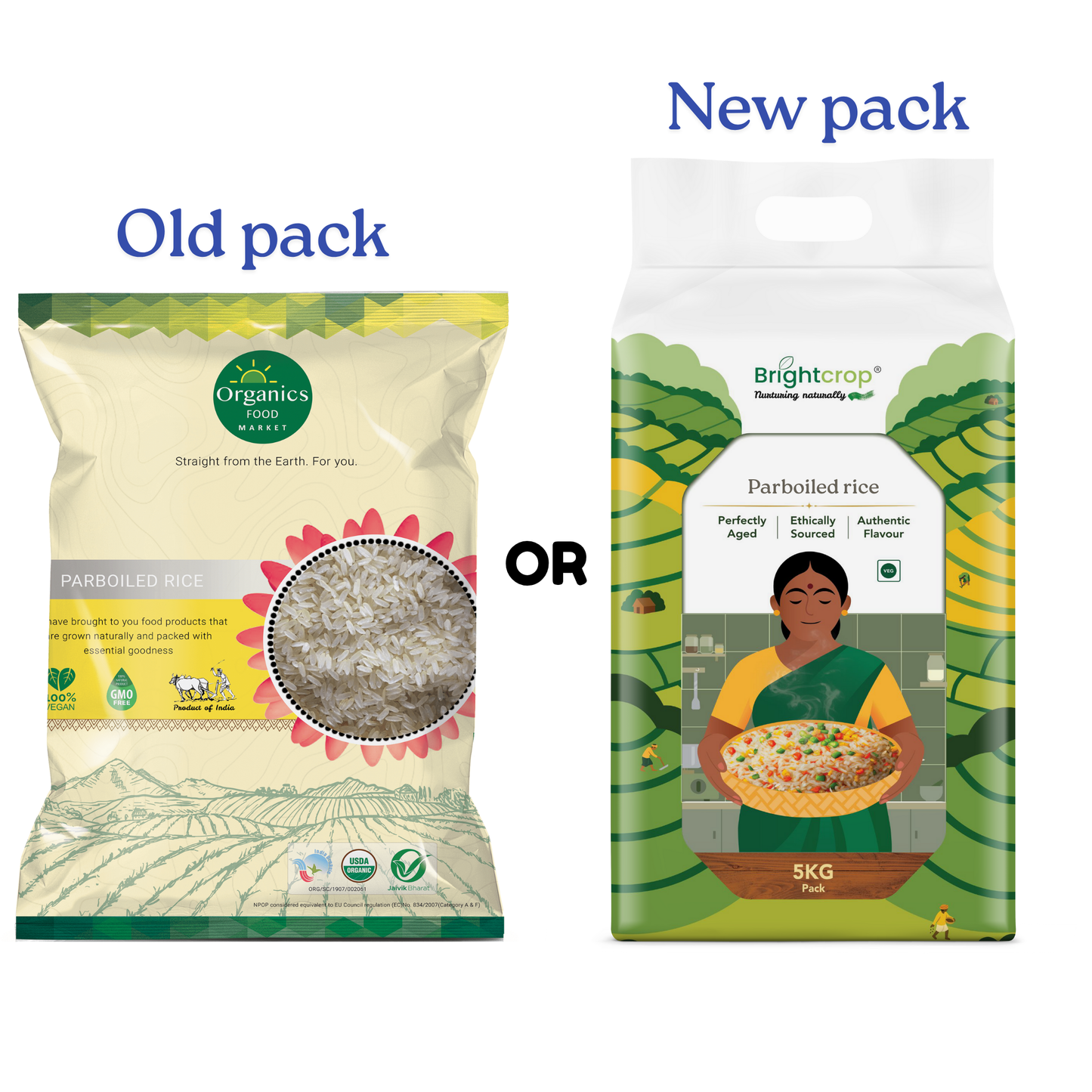 Parboiled, Usna, Ponni Rice