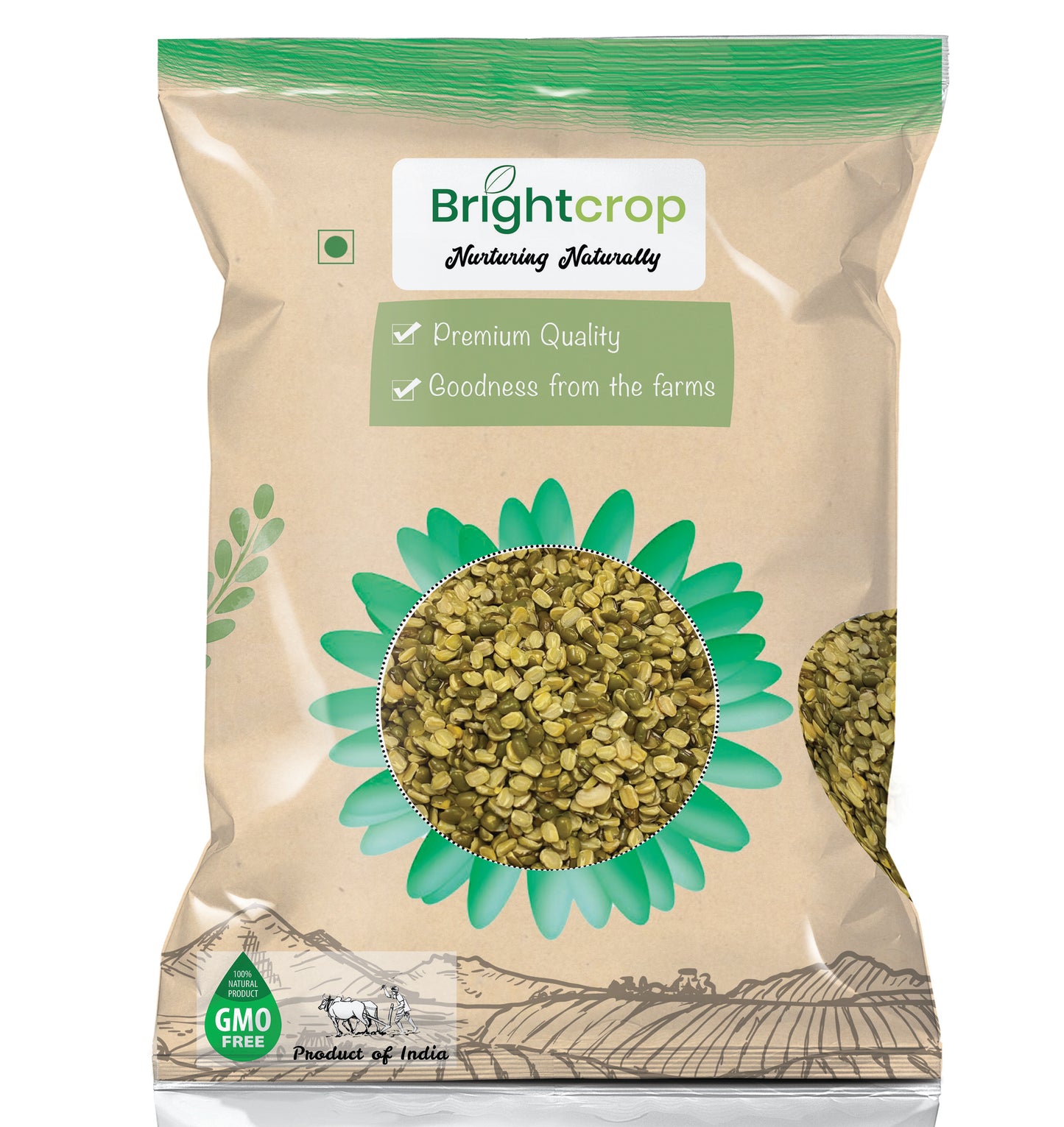 Moong Dal Chilka | Green Gram (Split) (1kg Pack)