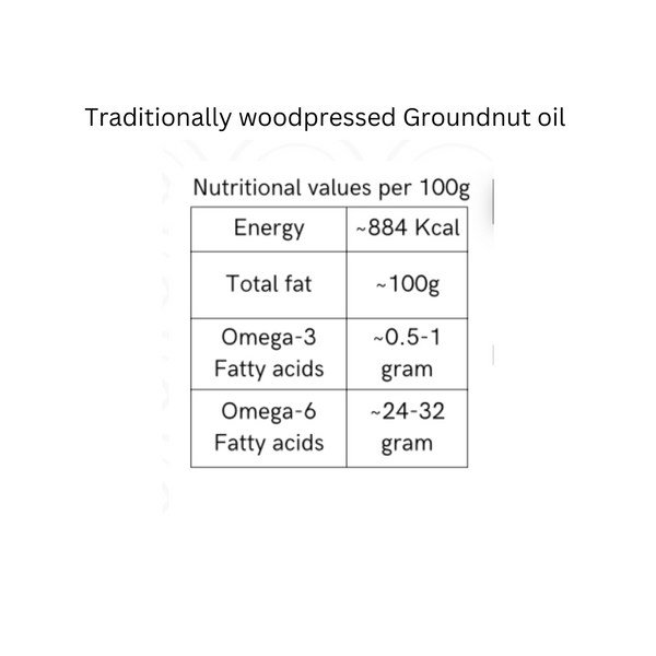 Groundnut oil (1 liter bottle)