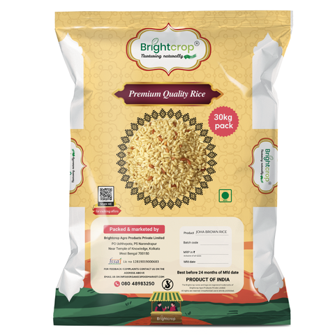 Joha Brown Rice - Hand pounded (30KG Bag)