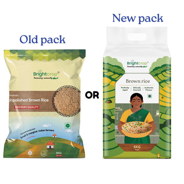 Unpolished Brown Rice (5kg Pack)