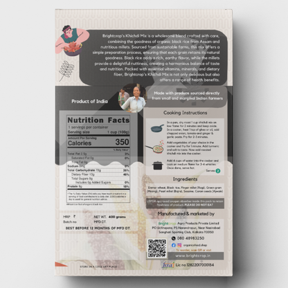 Black Rice Khichdi | Multigrain porridge (400GMS Pack)