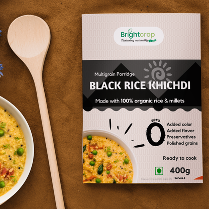 Black Rice Khichdi | Multigrain porridge (400GMS Pack)