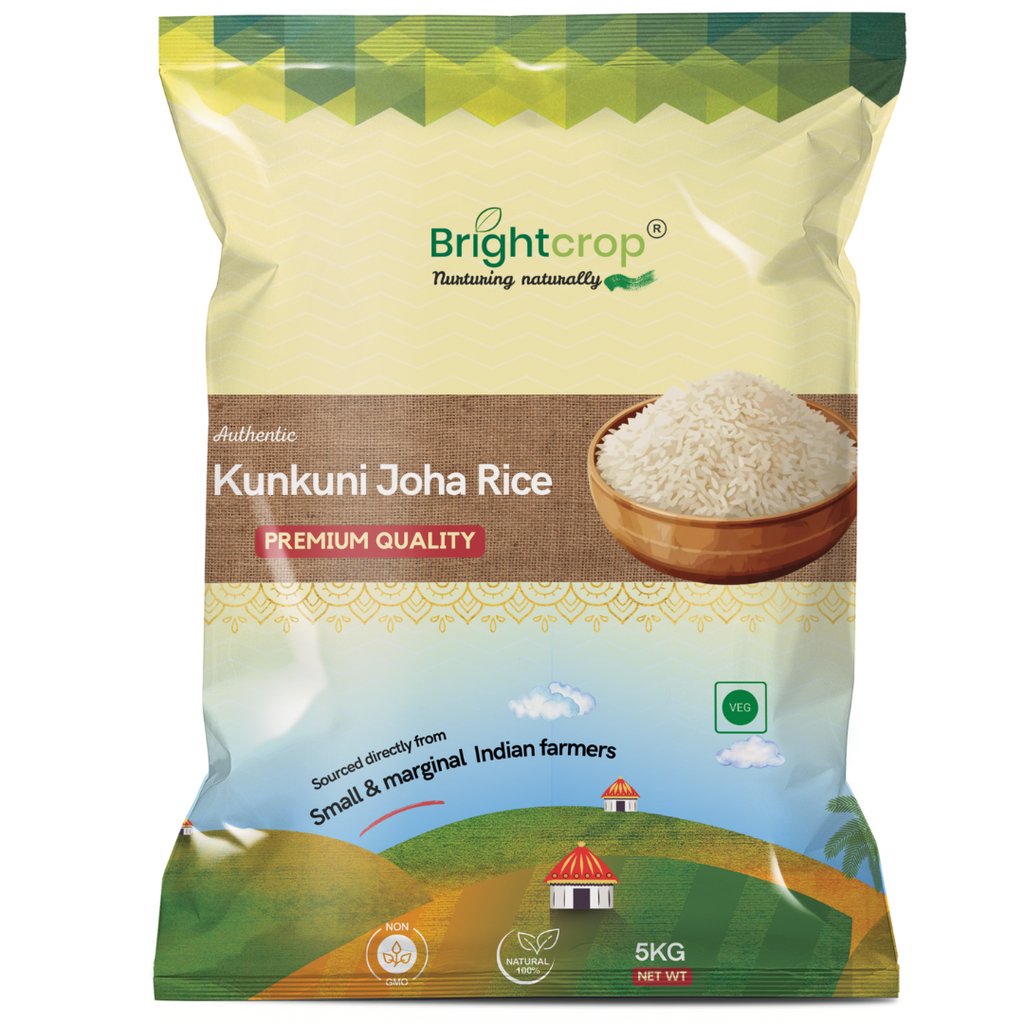 Juha Rice Polished Joha Rice (5Kg Pack) - Kunkuni Joha – Brightcrop Agro