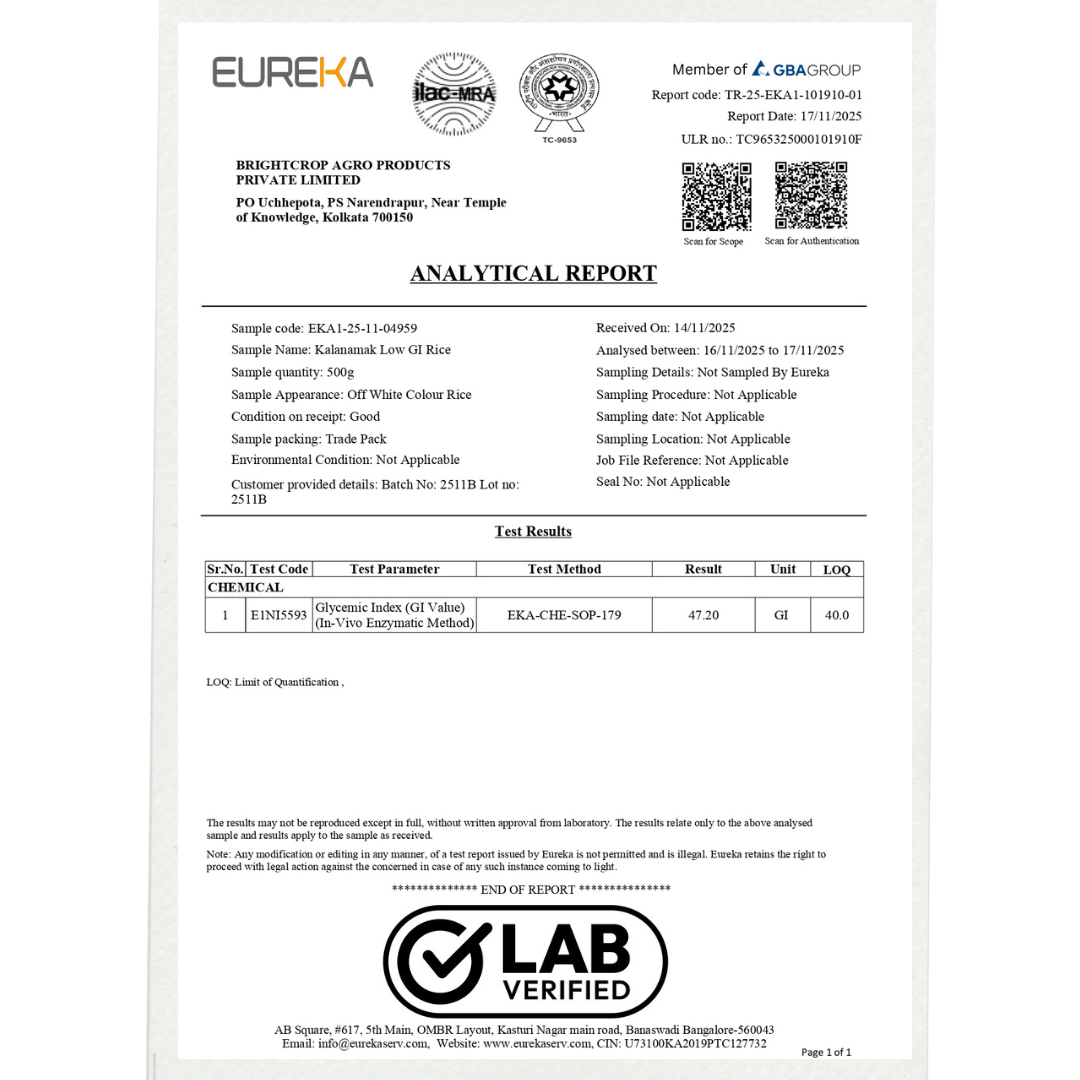 Kalanamak Rice, Siddharthnagar origin