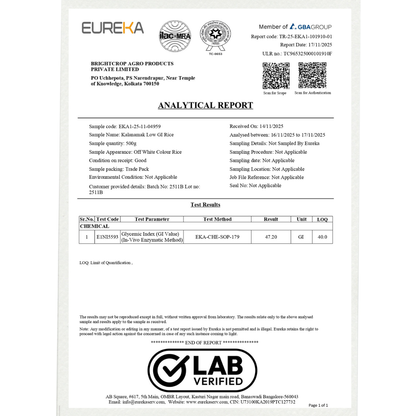 Kalanamak Rice, Siddharthnagar origin