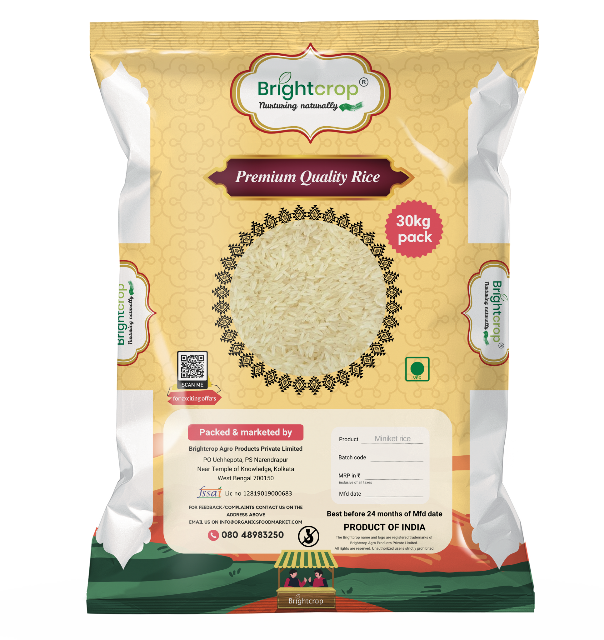 Miniket Rice (30KG Bag)