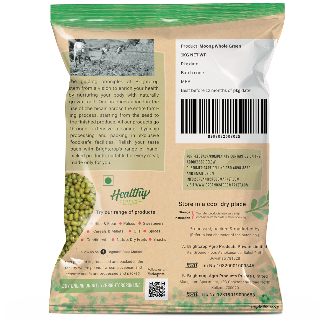 Green Gram, Moong Whole