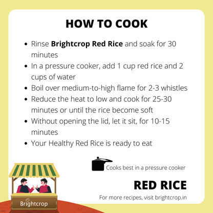 Red Rice Flour | Gluten Free | Rich Diet (1KG Pack)