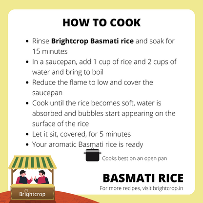 Basmati White Rice (1 KG Pack)
