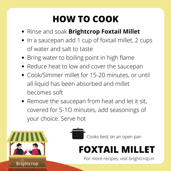Foxtail Millet (Navane) (1kg Pack)