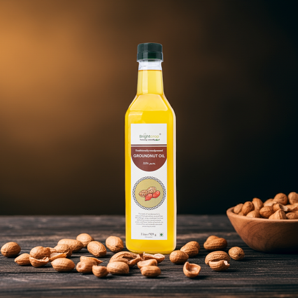 Groundnut oil (1 liter bottle)