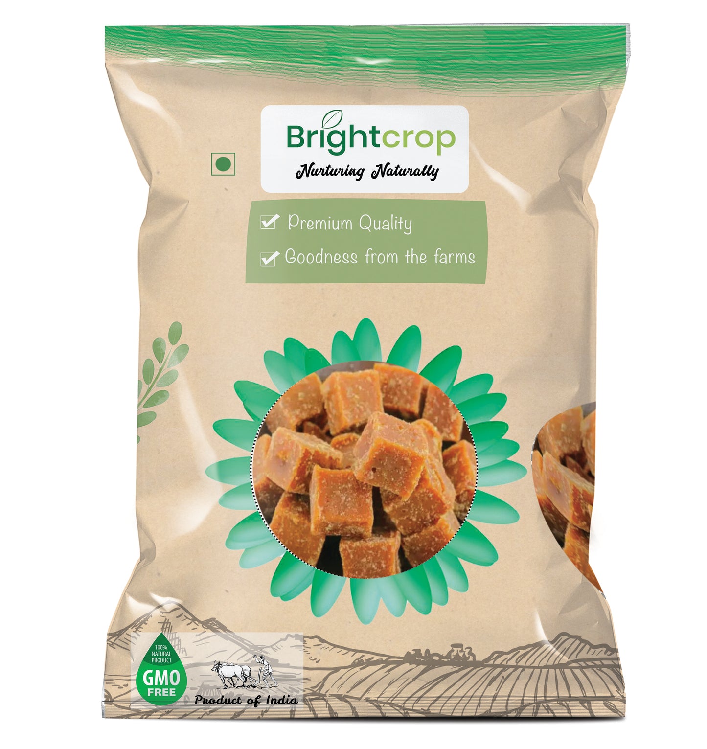 Sugarcane Jaggery Cubes (1 KG Pack)