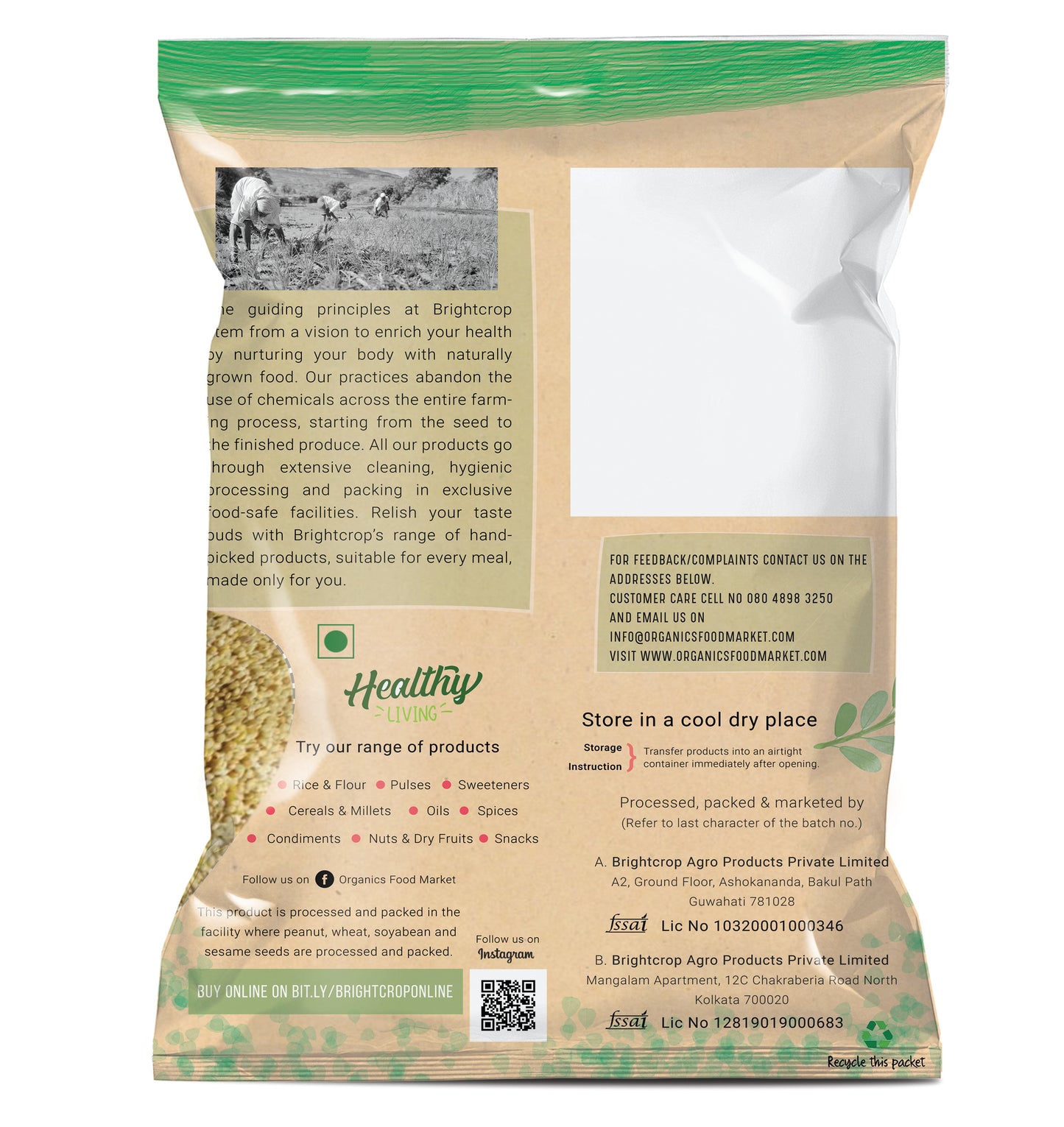 Browntop Millet (1KG Pack)