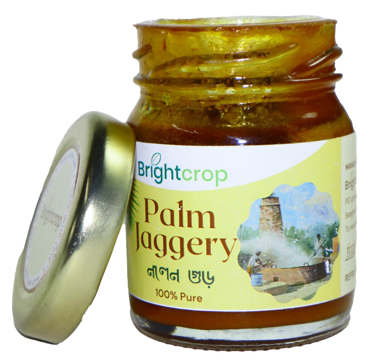 Purest Palm Jaggery | Karuppatti | Semi solid