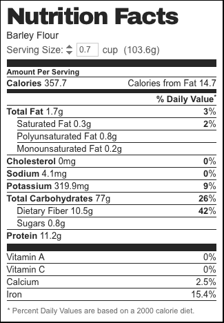 Barley | Jau Flour (जौ का आटा) (1 KG Pack)