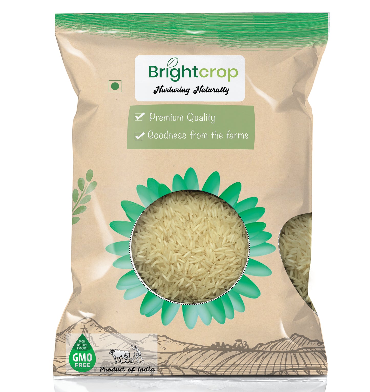 Basmati White Rice (1 KG Pack)
