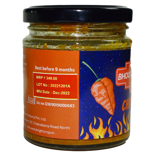 Homemade Extra Hot Chutney | Bhut Jolokia chutney (150 GM)