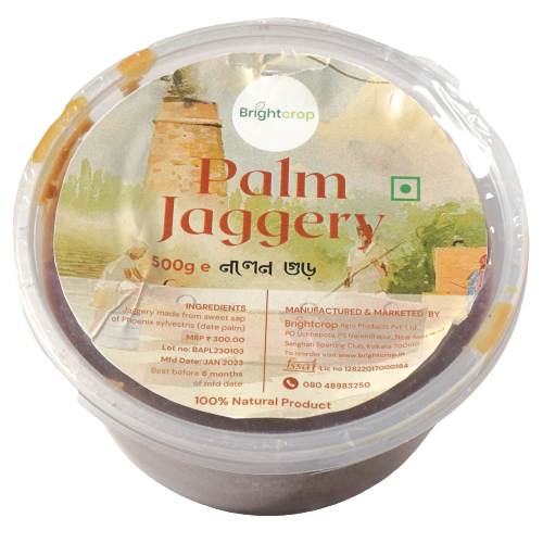 Palm Jaggery Solid (500GM Pack)