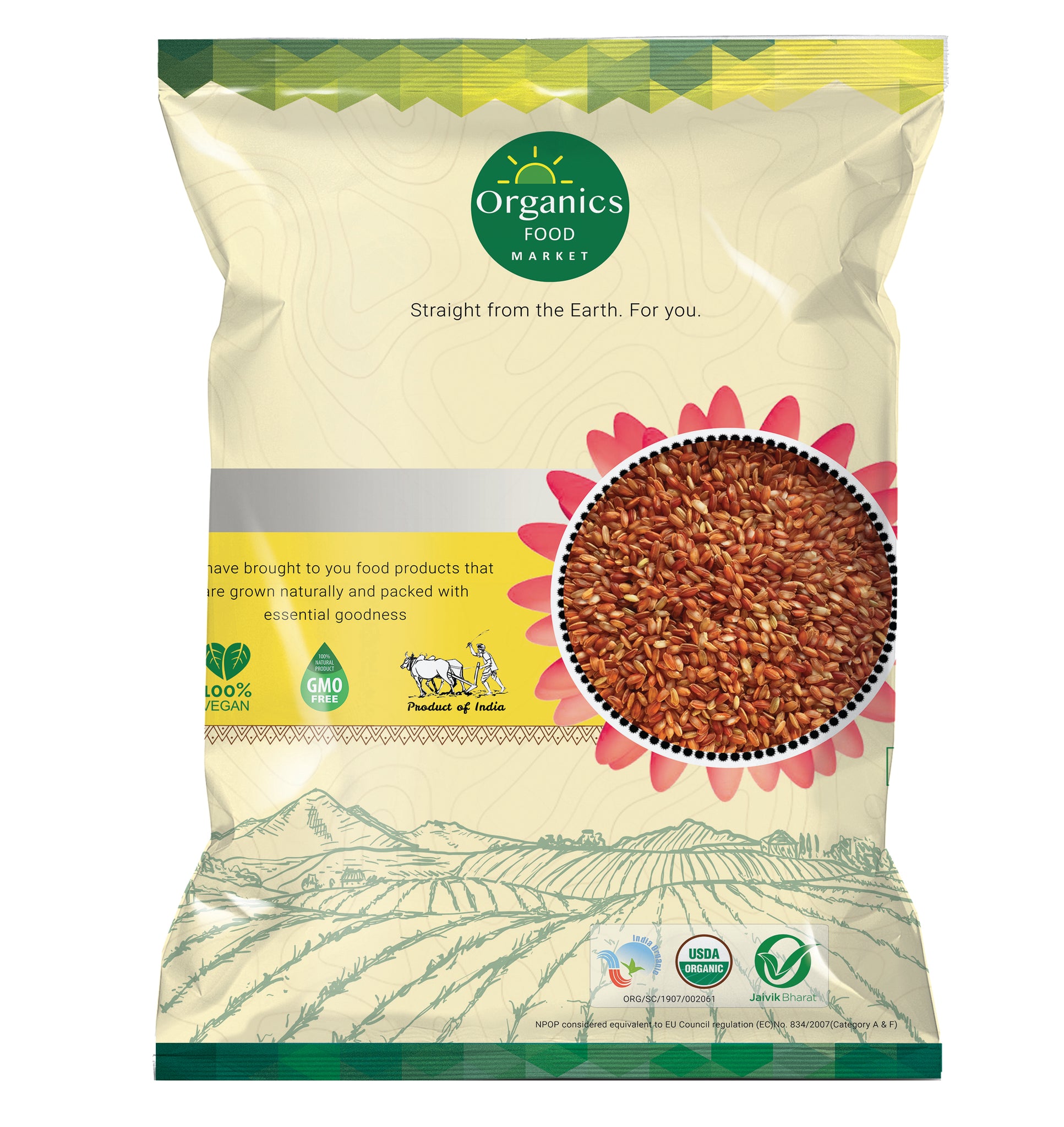 Organic Red Rice | Sathi | Raktashali | Rajamudi | Navara Rice (5 KG P ...